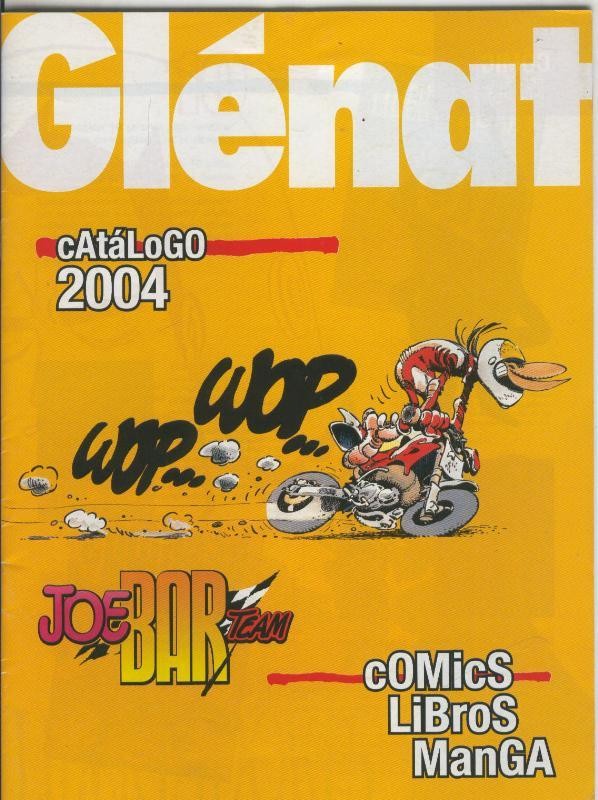 Catalogo comics Glenat 2004