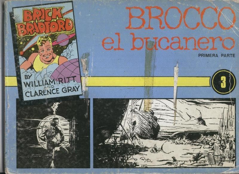 Esteve: Brick Bradford numero 03 (numerado 1 en trasera)