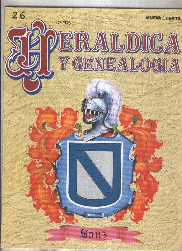Heraldica y Genealogia numero 26: Sanz