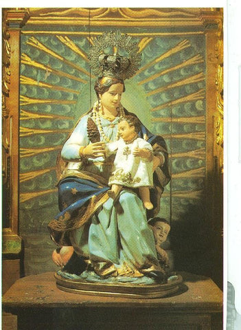 Postal 012675: Virgen de la alegria de la Iglesia de San Nicolas (Burgos)