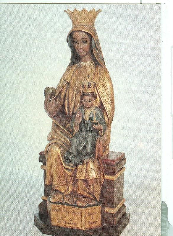 Postal 012677:  Virgen Santa Maria la Real y Antigua (Burgos)