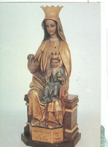 Postal 012677:  Virgen Santa Maria la Real y Antigua (Burgos)