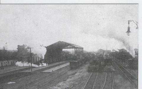 Postal 012690: Estacion de Leon, principio 1900