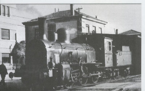 Postal 012692: Locomotora de vapor 030-2522 (ex Oeste 301-310)