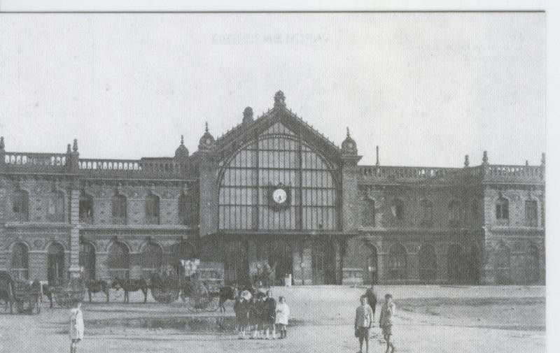 Postal 012698: Estacion de Almeria, principio siglo XX