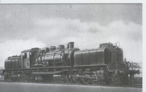 Postal 012706: Locomotora de vapor Garrat tipo 1-4-1-+1-4-1-