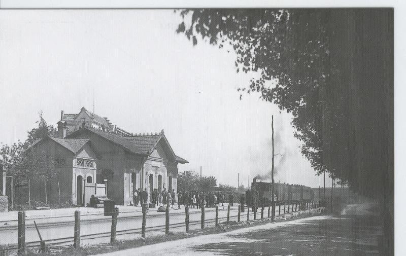Postal 012707: Estacion de Cassa de la Selva, año 1940