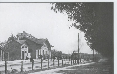 Postal 012707: Estacion de Cassa de la Selva, año 1940