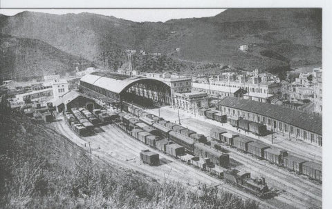 Postal 012708: Estacion de Port Bou, años 20