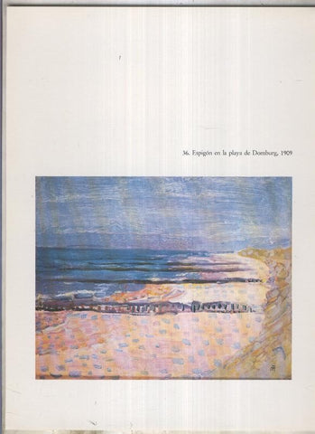 Piet Mondrian: lamina 12: Espigon en la playa de Domburg, 1909