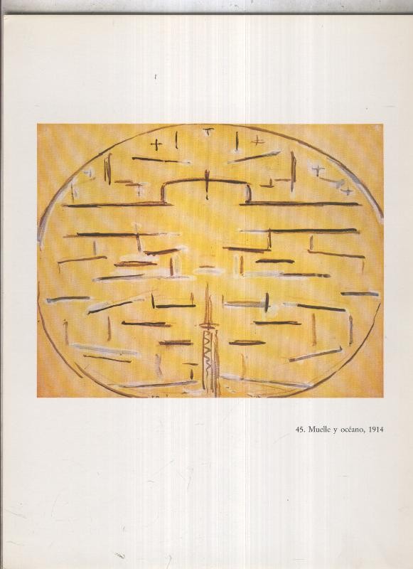 Piet Mondrian: lamina 17: Muelle y oceano, 1914