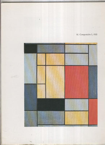 Piet Mondrian: lamina 19: Composicion I, 1920