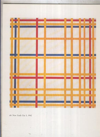 Piet Mondrian: lamina 28: New York City, 1942