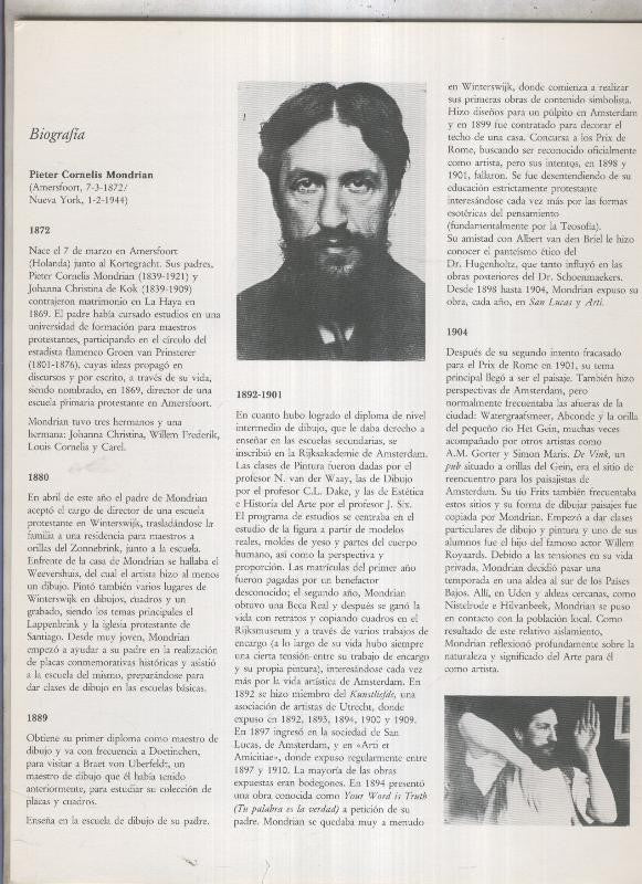 Piet Mondrian: Biografia