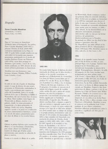 Piet Mondrian: Biografia