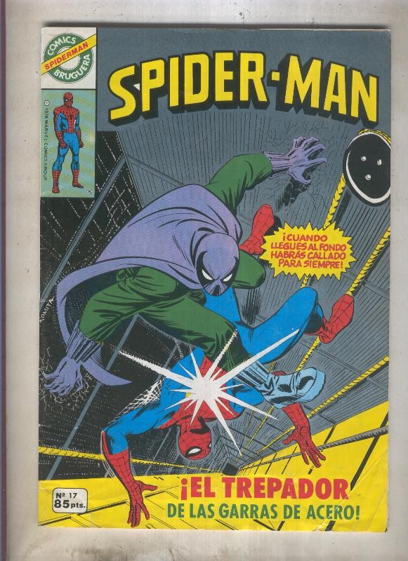 Comics Bruguera: Spiderman numero 17 (numerado 1 en trasera)