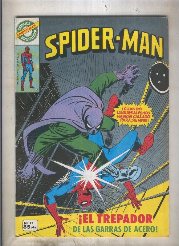 Comics Bruguera: Spiderman numero 17 (numerado 3 en trasera)