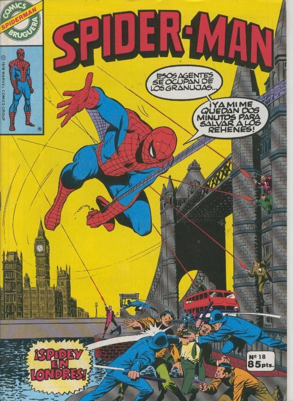 Comics Bruguera: Spiderman numero 18: Spidey en Londres