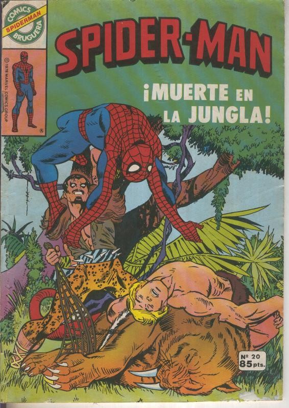 Comics Bruguera: Spiderman numero 20 (numerado 1 en trasera)
