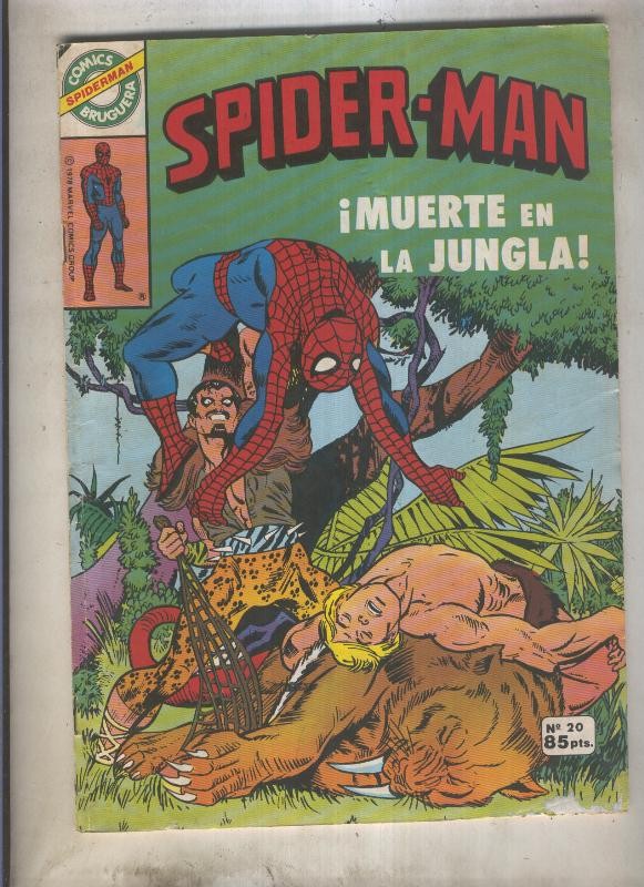 Comics Bruguera: Spiderman numero 20 (numerado 2 en trasera)