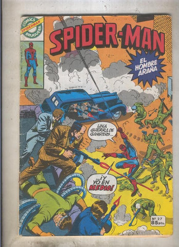 Comics Bruguera: Spiderman numero 27 (numerado 2 en trasera)