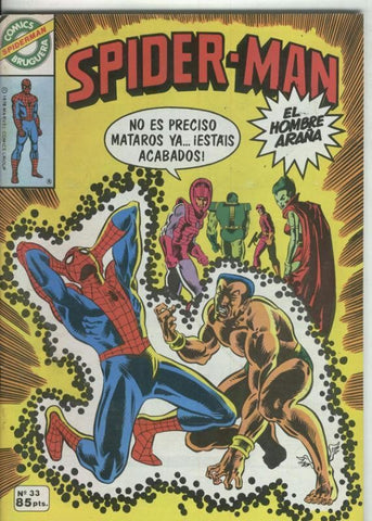 Comics Bruguera: Spiderman numero 33 (numerado 2 en trasera)