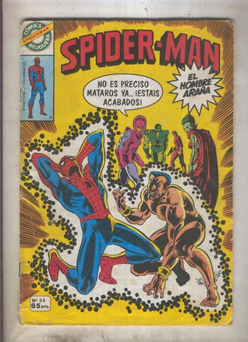 Comics Bruguera: Spiderman numero 33 (numerado 4 en trasera)