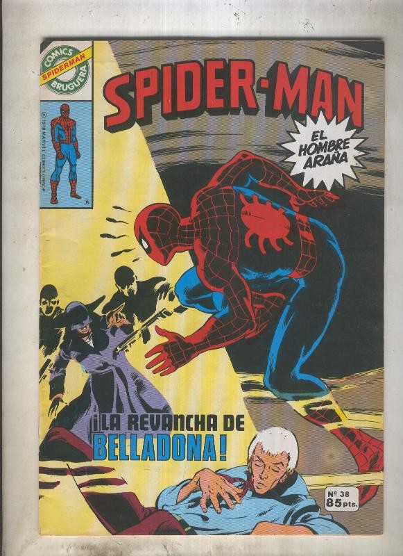 Comics Bruguera: Spiderman numero 38 (numerado 2 en trasera)