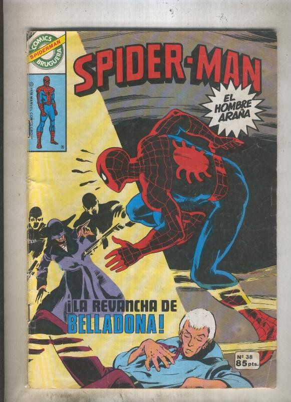 Comics Bruguera: Spiderman numero 38 (numerado 5 en trasera)