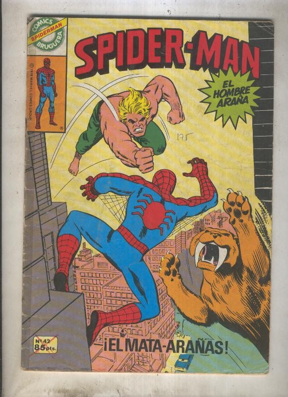 Comics Bruguera: Spiderman numero 42 (numerado 4 en trasera)