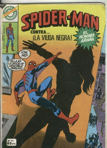 Comics Bruguera: Spiderman numero 51 (numerado 2 en trasera)