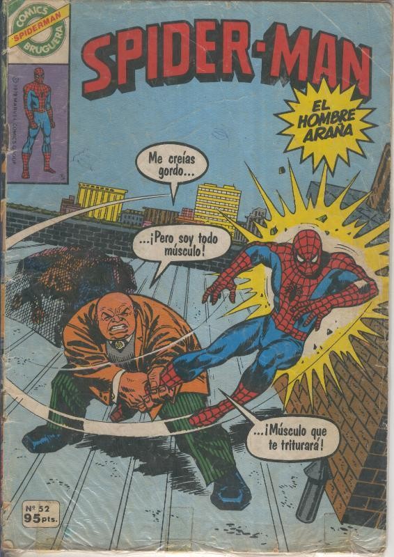 Comics Bruguera: Spiderman numero 52 (numerado 2 en trasera)