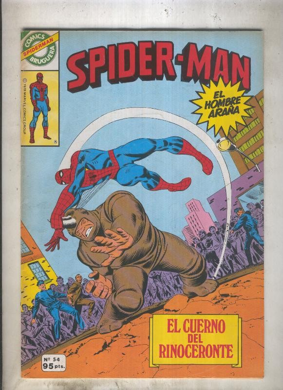 Comics Bruguera: Spiderman numero 54 (numerado 1 en trasera)