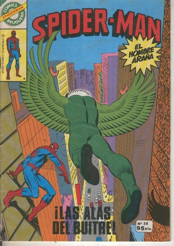 Comics Bruguera: Spiderman numero 58 (numerado 2 en trasera)