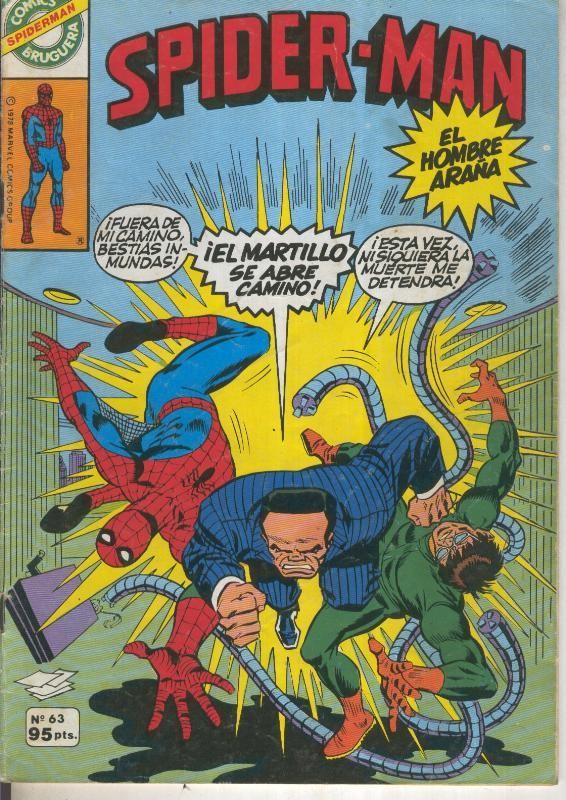 Comics Bruguera: Spiderman numero 63 (numerado 1 en trasera)