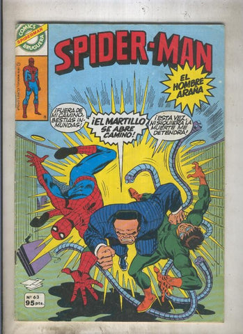 Comics Bruguera: Spiderman numero 63 (numerado 2 en trasera)