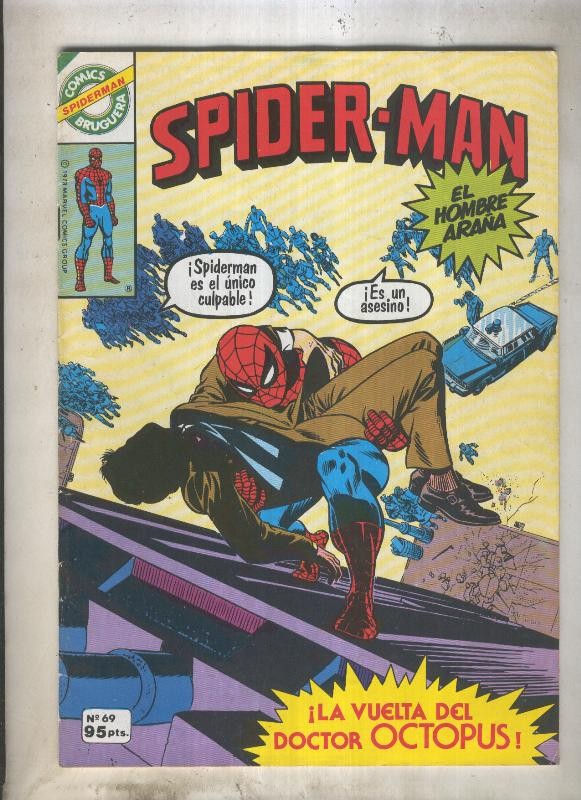 Comics Bruguera: Spiderman numero 69 (numerado 2 en trasera)