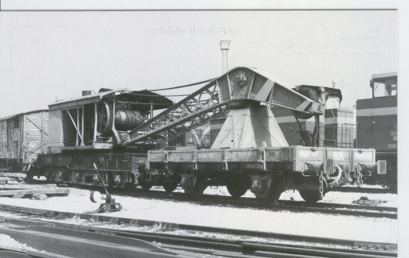 Postal 012759: Grua de vapor reserva Valencia Termino, año 1989