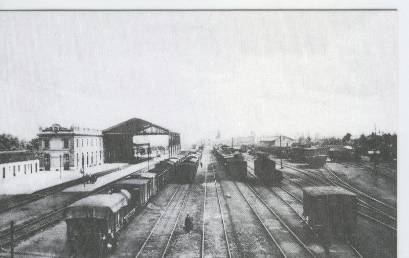 Postal 012775: Estacion del Norte, Leon, principio 1900