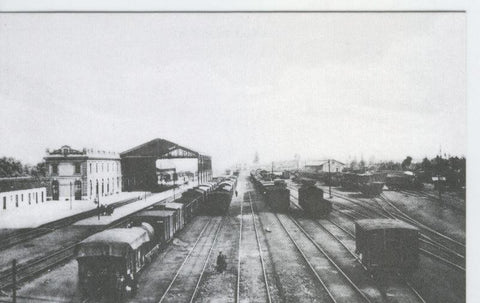 Postal 012775: Estacion del Norte, Leon, principio 1900