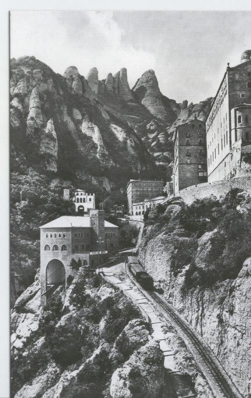 Postal 012777: Cremallera de Montserrat, año 1940