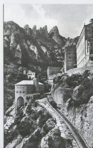 Postal 012777: Cremallera de Montserrat, año 1940