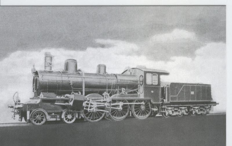 Postal 012788: Locomotora de vapor 666-680