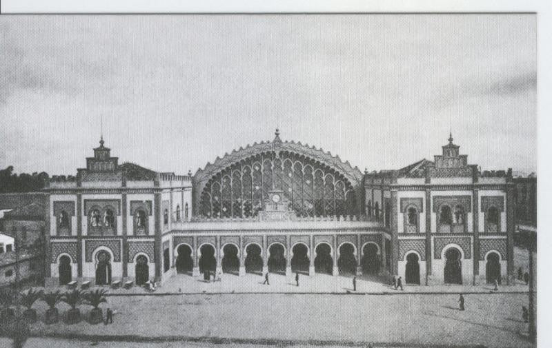 Postal 012790: Estacion de Sevilla, principio siglo XX