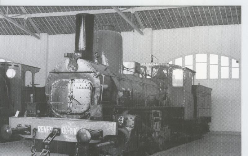 Postal 012793: Locomotora de vapor 030-2110 (ex Norte 1653)