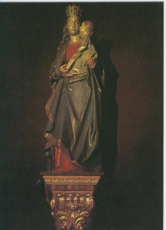 Postal 012816: Virgen de la Sabiduria, iglesia magistral de Alcala de Henares (madrid)