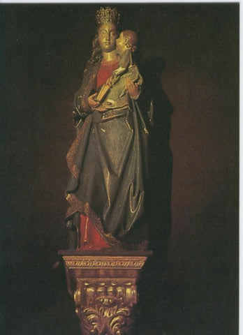 Postal 012816: Virgen de la Sabiduria, iglesia magistral de Alcala de Henares (madrid)