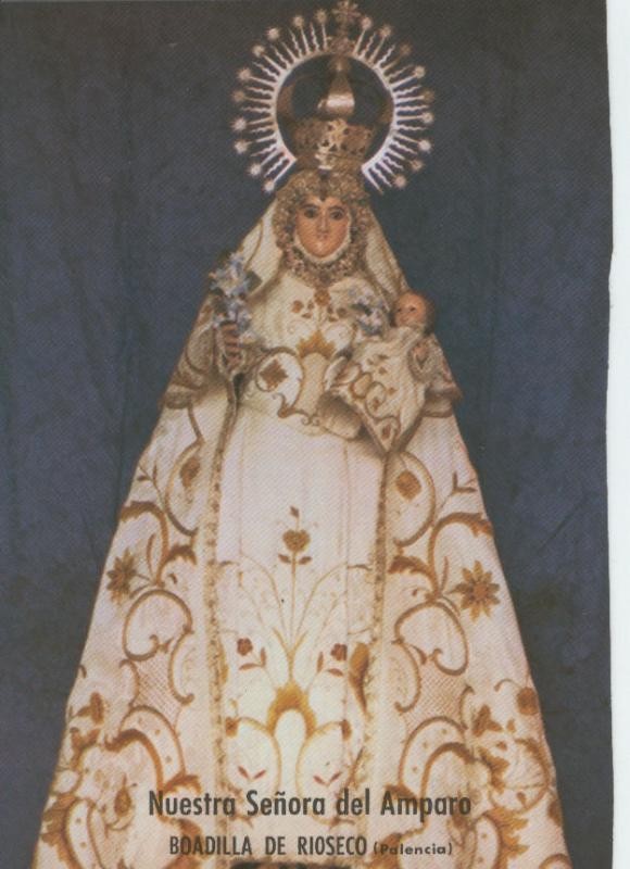 Postal 012824: Virgen Nuestra Señora del Amparo de Boadilla de Rioseco (Palencia)