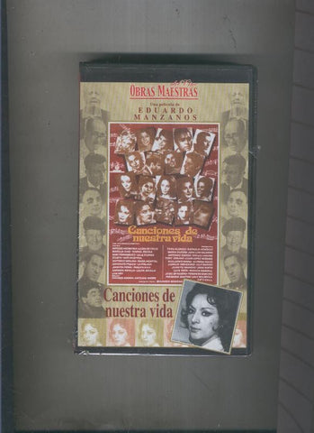 Video VHS: Canciones de nuestra vida: Lola Flores,etc
