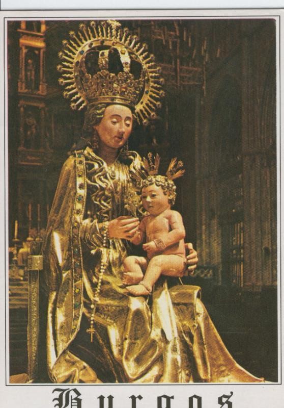 Postal 012854: Virgen Santa Maria la Mayor, patrona de Burgos